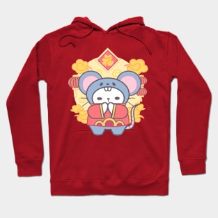 Squeaky Prosperity: Mouse Chinese Zodiac Hoodie